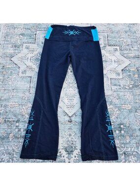Vintage 90s Y2K Bootcut Track Pants Size S Blue Activewear Joggers 725 Originals